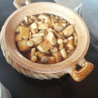 One of the mashrooms dishes at Ngon Vegan Restaurant in Tam Coc