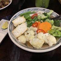 Noodle soup at Ngon Vegan Restaurant in Tam Coc