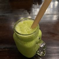 Green smoothie at Ngon Vegan Restaurant in Tam Coc