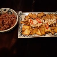 King mushrooms at Ngon Vegan Restaurant in Tam Coc