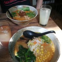 Miso and Tantanmen Ramen at Momo Ramen in Hamburg