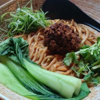 Dry ramen. Very delicious at Momo Ramen in Hamburg