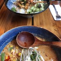 Bun mit Tofu und miso Veggie Ramen  at Ume no Hana in Hamburg