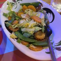 Stir fry veg   at Thaikhun in Aberdeen