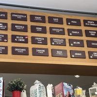 The ones with leaves are all vegan   at Gelateria Cremilla in Rome