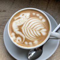 Cappuccino mit Latte Art  at Nord Coast Coffee - Deichstr in Hamburg