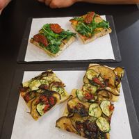 Pizza at Romana in Rome