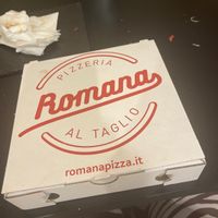 Can take away  at Romana in Rome