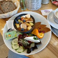 A vegan delight breakfast at The Heart of Joy in Salzburg