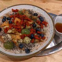 Superfood porridge at The Heart of Joy in Salzburg