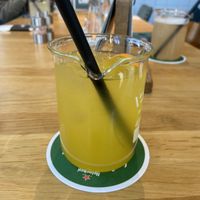 Lemonade with passionfruit and vanilla: tasted a bit artificial  at Lab071 in Leiden
