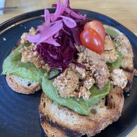 Shredded bbq tofu: tasty  at Lab071 in Leiden