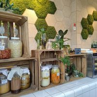Impressive fermentation station at Lab071 in Leiden