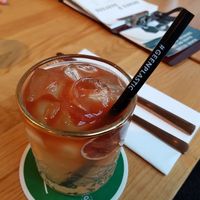 Dark and stormy cocktail at Lab071 in Leiden