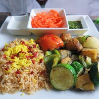 Vegetable Kebab plate  at Sabz in Northampton