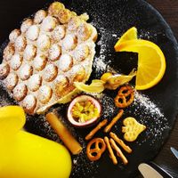 Bubble waffles at keevee in Heidelberg