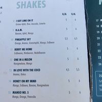 Menu 4-9-2020 at keevee in Heidelberg