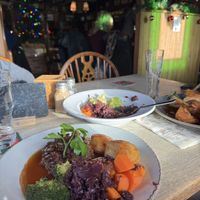 Vegan roast on a Sunday   at Sloop Inn in Harverfordwest