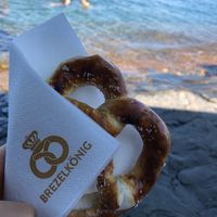 Petit (small) bretzel at Brezelkönig in Geneva