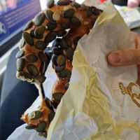 Brezel w Pumpkin Seeds at Brezelkönig in Geneva