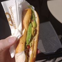 Avocado bun at Brezelkönig in Geneva