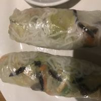 Vegan rice paper rolls  at Nga's Kitchen in Hampton Park