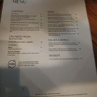Latest vegan menu at The Nags Head Hotel in Adamstown