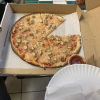 Vegan Chik’n Parm Pizza (Gluten Free) at R.U. Grill & Pizza in New Brunswick