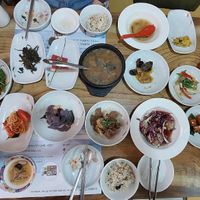 Vegan set at Gamloheon 감로헌 in Jeonju