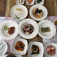 Great choice of banchan  at Gamloheon 감로헌 in Jeonju