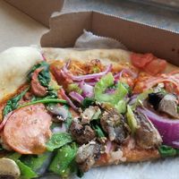 Vegan veggie pie at DeNunzio's in Sea Isle City