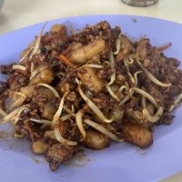 Carrot cake with beansprouts, eggs and sliced carrots  at San De Vegetarian 三德 - Blk 256 Yishun in North Singapore
