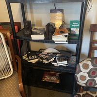 Bookshelf   at H.O.M.E. Vegan Restaurant (TheHouseOfMentalEatery) in Little Rock