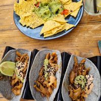 Shroom Tacos & Nachos at Las Dalias in Ibiza