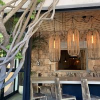 The inside of the café at Las Dalias in Ibiza