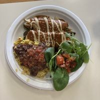 Sweet potato mole enchiladas  at Pepe's Bistro in Lincoln