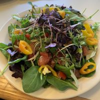 Delicious side salad  at Pepe's Bistro in Lincoln