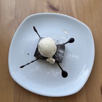 brownie  at Luna's Vegan Corner in Cardiff