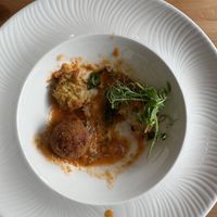 Arincini  at Luna's Vegan Corner in Cardiff