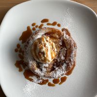 Pear and apricot tarts  at Luna's Vegan Corner in Cardiff