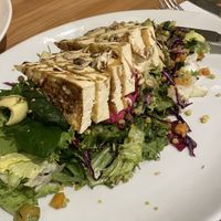 Tofu Buddha salad (falafel is the alternative topping)  at Luna's Vegan Corner in Cardiff