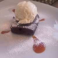 Brownie at Luna's Vegan Corner in Cardiff
