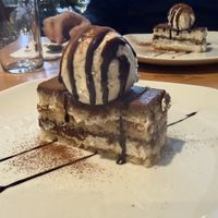 French Opera Cake
Vanilla Ice Cream, Chocolate Sauce   at Luna's Vegan Corner in Cardiff