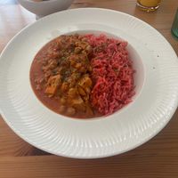 Jackfruit & Chickpea Stroganoff   at Luna's Vegan Corner in Cardiff