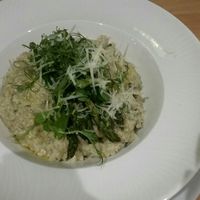 Mushroom risotto at Luna's Vegan Corner in Cardiff