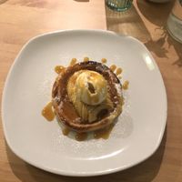Apple tart  at Luna's Vegan Corner in Cardiff
