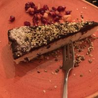 Vegan cheesecake  at Café Canna CBD Coffee+Shop in Berlin