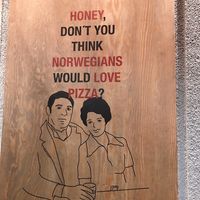 Inside Peppe’s  at Peppes Pizza in Bergen