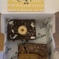 Vegan Rocky Road & Vegan Biscoff Brownies to take away   at Early Bird in Plymouth