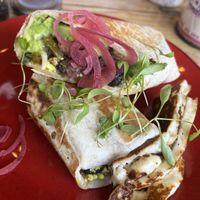 Huevos Rancheros vegetarian options   at Early Bird in Plymouth